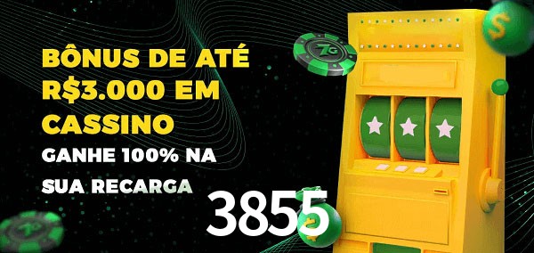 3855 melhor bônus de depósito