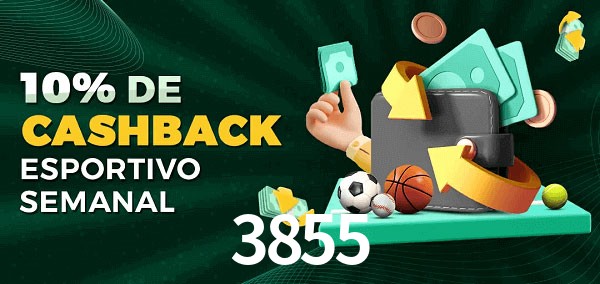 10% de bônus de cashback na 3855
