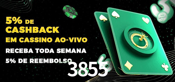 Promoções do cassino ao Vivo 3855